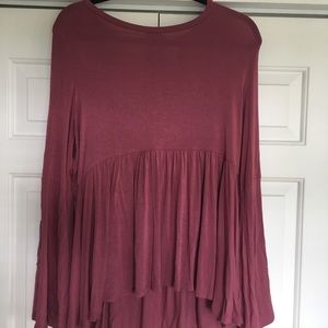 American eagle, bell sleeve top
